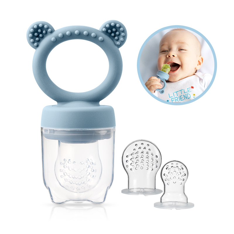 Zwitsal Baby Products - Silicone Bear Shaped Baby Fruit Feeder