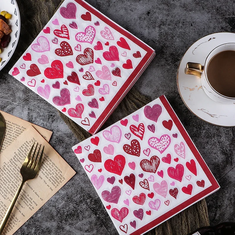Baby Products Combo - 20pcs/pac Food Grade Printed Napkins Hotel