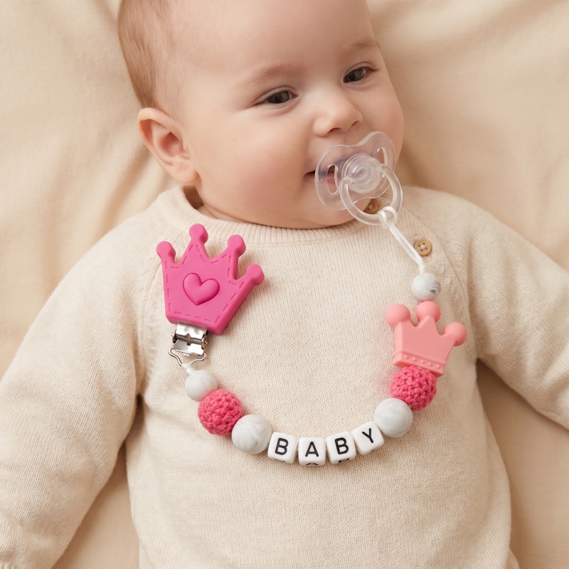 Baby Products Gift - Personalized Baby Pacifier Clip Custom Name