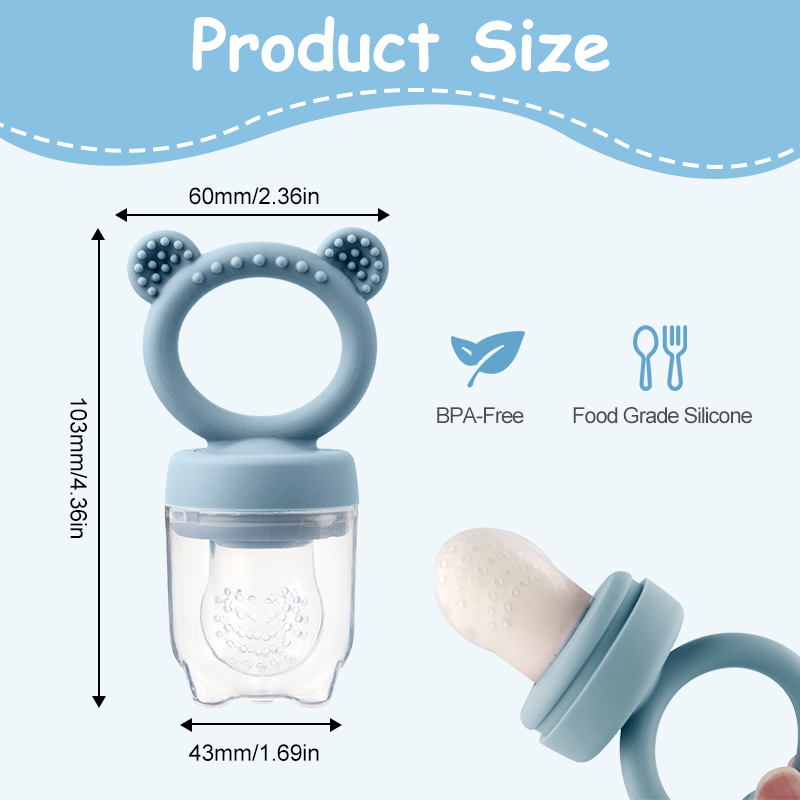 Silicone Bear Shaped Baby Frui - Zwitsal Baby Products review and price