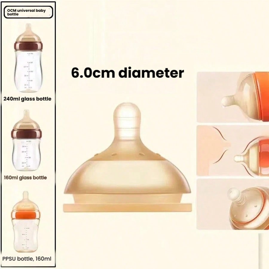 1pc Wide-neck Baby Bottle Nipp - Zwitsal Baby Products review and price