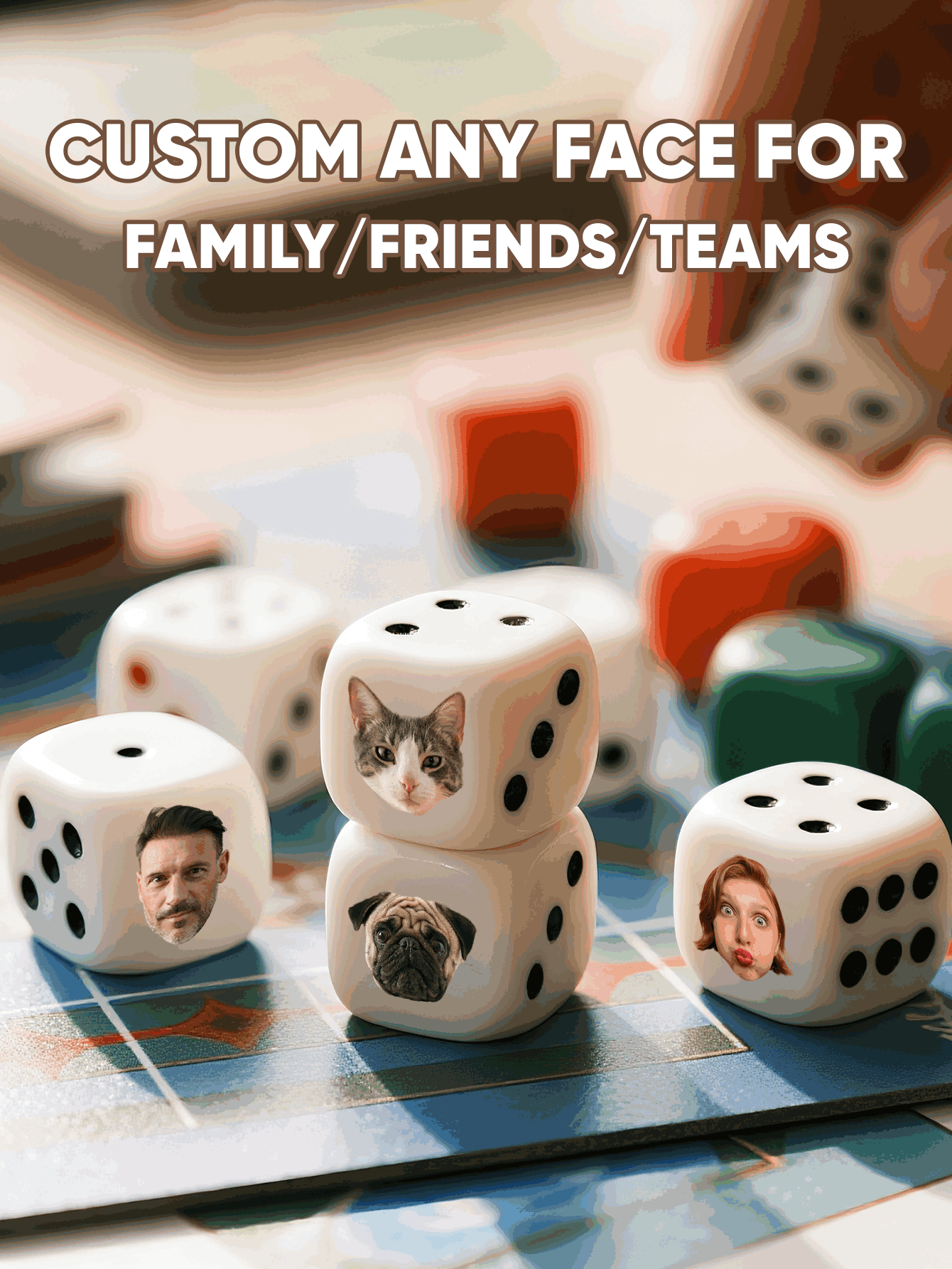 Custom Face Dice Personalized  - Baby Products Gift review and price