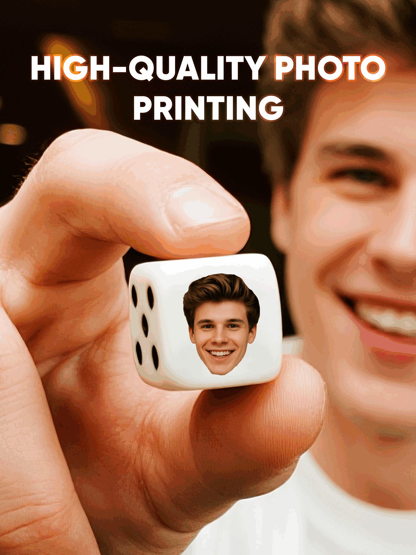 Custom Face Dice Personalized  - Baby Products Gift review and price