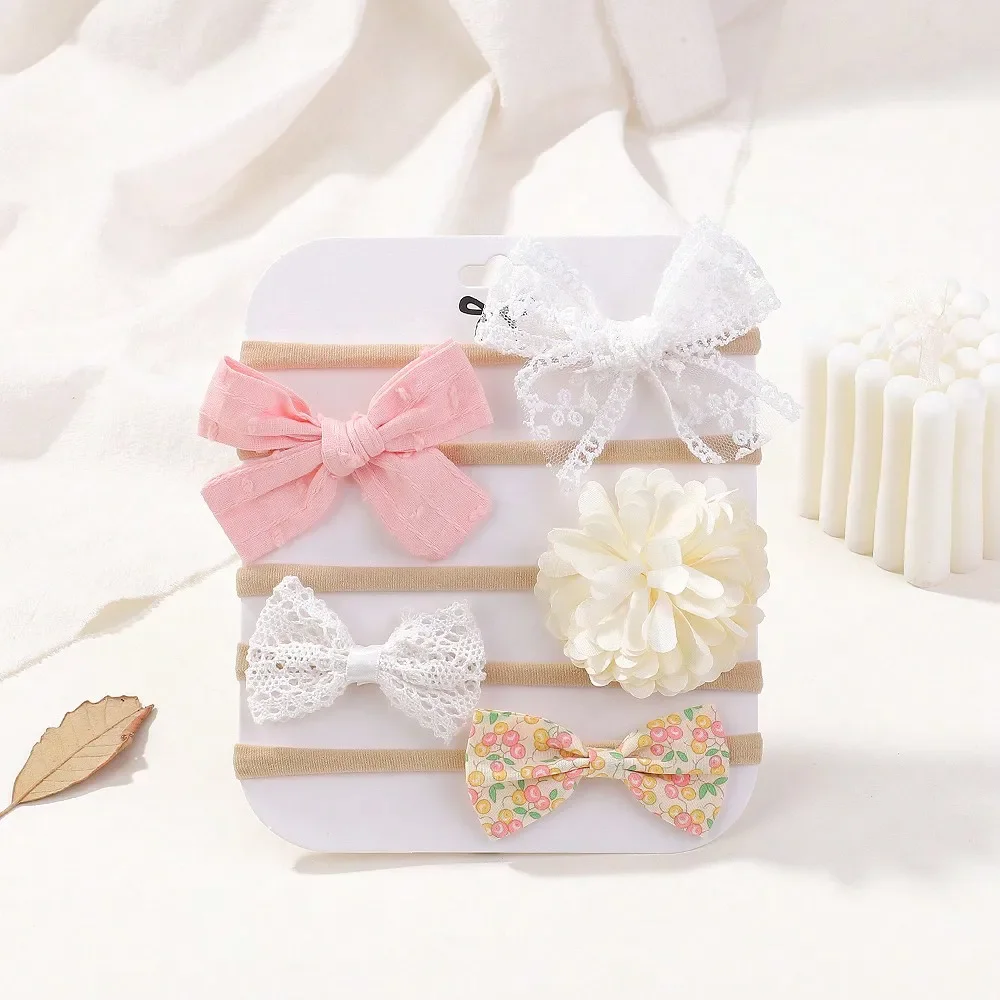 5Pcs/Set Baby Elastic Headband - Baby Products Gift review and price