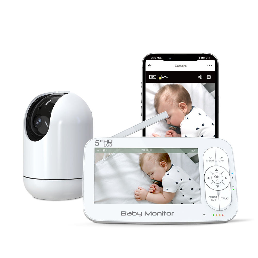 5Inch 2MP 1080P  APP Remote Co - Baby Monitor Sensor review and price